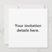 Invitation Bouquet de tulipes de printemps (Dos)