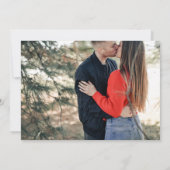 Invitation Bouquet de vacances - Répétition photo À feuillage (Dos)