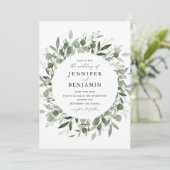 Invitation Bouquet de verdure (Debout devant)