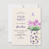 Invitation Bouquet floral (Devant)