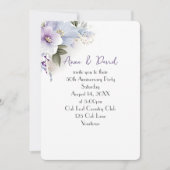 Invitation Bouquet floral 50e anniversaire (Devant)