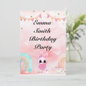 Invitation Bouquet floral blooming garden (Debout devant)