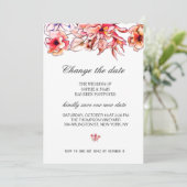 Invitation Bouquet floral clair de Bourgogne | Modifier La Da (Debout devant)
