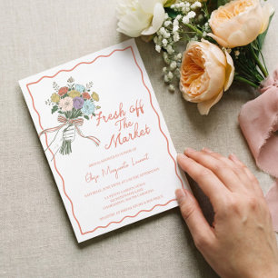Invitation Bouquet Floral Mariage Fresh Off The Market