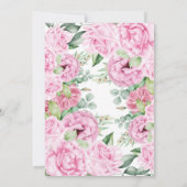 Invitation Bouquet floral rose Nuestra Boda Mariage espagnol (Dos)