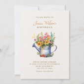 Invitation Bouquet floral rustique (Devant)