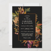 Invitation Bouquet floral Splendor d'automne (Devant)