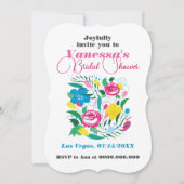 Invitation Bouquet lumineux. (Devant)