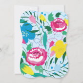 Invitation Bouquet lumineux. (Dos)