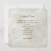 Invitation Bouquet mariage et Antlers de cerfs (Dos)