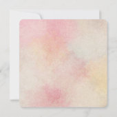 Invitation Bouquet mariage Floral (Dos)