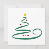 Invitation Bouquet Poinsettia, fête de Noël (Dos)