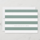 Invitation Bouquet Rose blanche | Douche à lingerie fleurie (Dos)