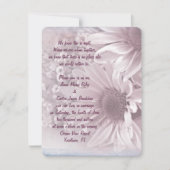 Invitation Bouquet Rose Daisy (Devant)