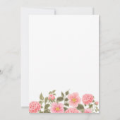 INVITATION BOUQUET ROSE ROSE ROSE ROSE ROSE ROSE ROSE 60E ANN (Dos)