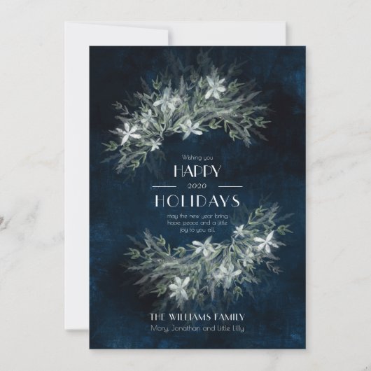 Invitation Bouquet Vintage verdoyant, suite mariage Invitatio (Devant)