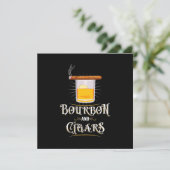Invitation Bourbon Et Cigares (Debout devant)