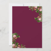 Invitation Bourgogne 50e Anniversaire | Anniversaire | Mariag (Dos)