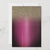 Invitation Bourgogne Balloons Vin Camion Parties scintillant (Dos)