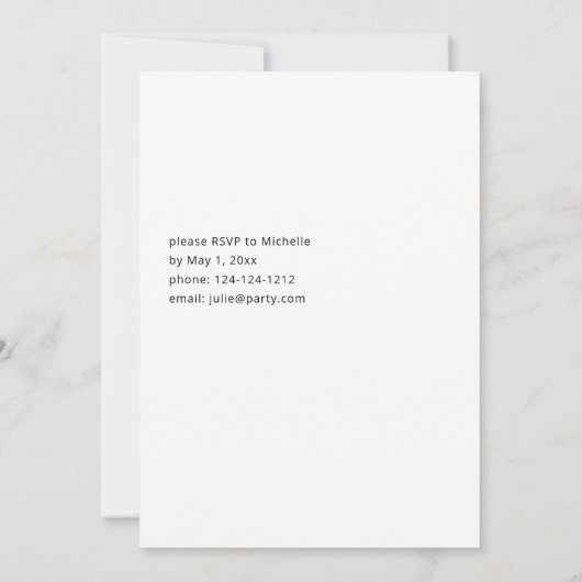 Invitation Bourgogne & Blush Pink 6 Floral Graduation Party (Dos)