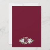 Invitation Bourgogne Blush Pink Gold (Dos)