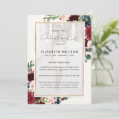 Invitation Bourgogne Fête Florale de la Vie (Debout devant)