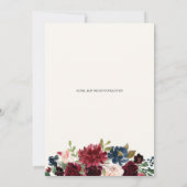 Invitation Bourgogne Fête Florale de la Vie (Dos)