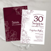 Bourgogne Floral Surprise 30ème anniversaire