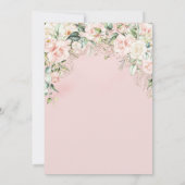 Invitation Bourgogne Floral Vin Fête des Mères Invitatio Brun (Dos)