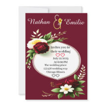 Bourgogne moderne et mariage romantique vert