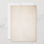 Invitation Bourgogne prune pourpre aquarelle floral rustique (Dos)