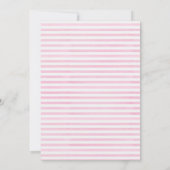 Invitation Bourgogne rose rose rose Floral mariage géométriqu (Dos)