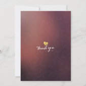 Invitation Bourgogne Rouge Chic Floral Baby shower des lumièr (Dos)