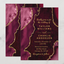 Bourgogne Rouge et Agate Dorée Mariage de Marbre