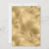 Invitation Bourgogne rouge or Floral musulman musulman Mariag (Dos)