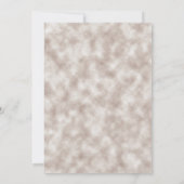 Invitation Bourgogne rouille Orange Floral femmes 40e anniver (Dos)