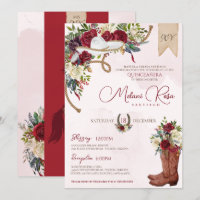 Bourgogne vacances Floral Ouest Charro Quinceanera