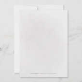 Invitation Bourgogne violet parties scintillant floral doux 1 (Dos)