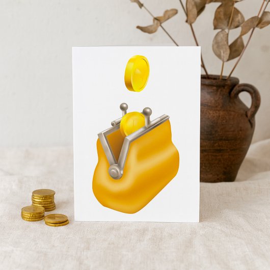 Invitation Bourse de pièces d'or