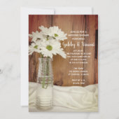 Invitation Bouteille de lait blanc Mariage campagnard douche (Devant)