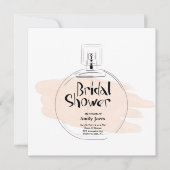 Invitation Bouteille de parfum Fête des mariées (Devant)