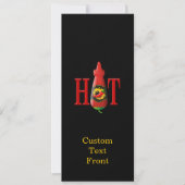 Invitation Bouteille de sauce chaude (Devant)