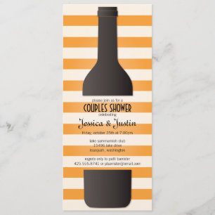 Invitation bouteille de vin
