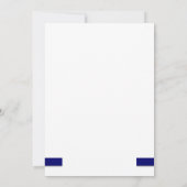 Invitation bouteille de vin bleu (Dos)