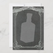Invitation Bouteille de Whisky Rustique 50e Anniversaire Adul (Dos)