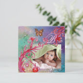 Invitation BOUTEILLE EN BLEU, BÉBÉ GARÇON DOUCHE Modèle photo (Debout devant)