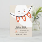 INVITATION BOUTEILLE GORGE OU TRAITE LES ENFANTS HALLOWEEN (Debout devant)