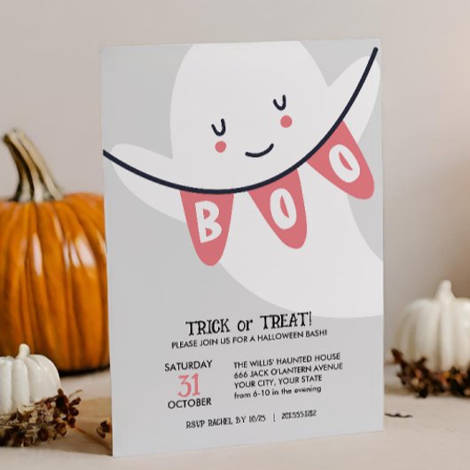 INVITATION BOUTEILLE GORGE OU TRAITE LES ENFANTS HALLOWEEN