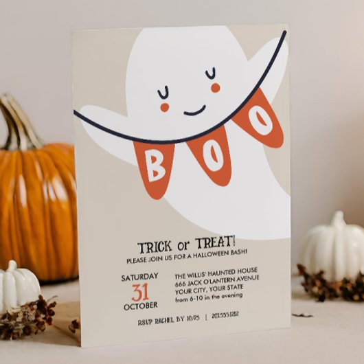 INVITATION BOUTEILLE GORGE OU TRAITE LES ENFANTS HALLOWEEN