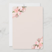 Invitation Bouteille Vin Rose Brunch & Bubbly (Dos)